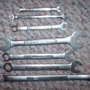 7 Miscellaneous Used - Preowned Craftsman Wrenches They're Various Sizes